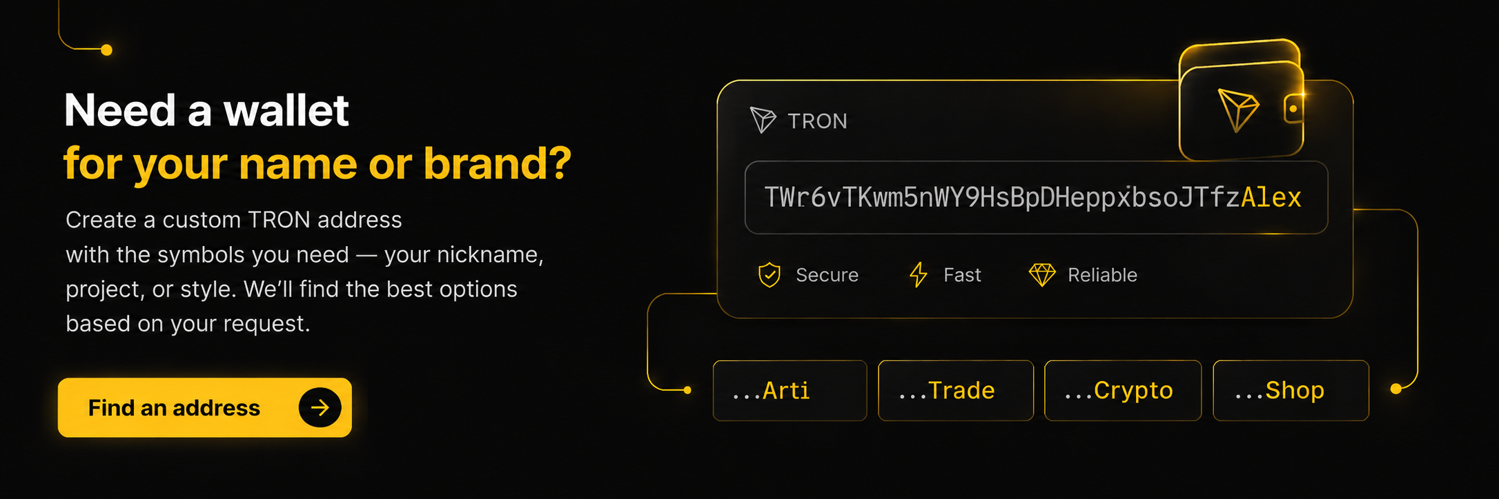 Personalized TRON Addresses