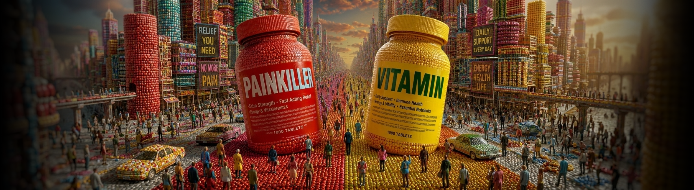 Painkiller vs Vitamin comparison framework: four criteria for evaluating problem sharpness — frequency, intensity, willingness to pay, and availability of alternatives — applied to real startup products.